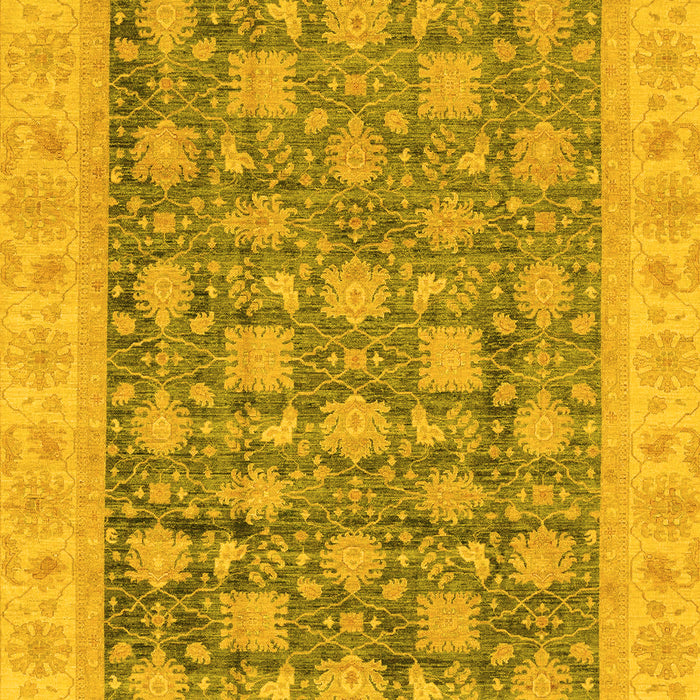 Oriental Yellow Modern Rug, abs4032yw