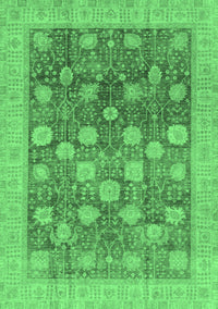 Oriental Emerald Green Modern Rug, abs4033emgrn