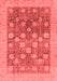 Oriental Red Modern Area Rugs