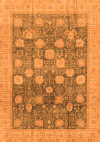 Oriental Orange Modern Rug, abs4033org