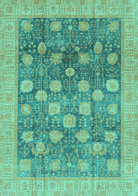 Oriental Turquoise Modern Rug, abs4033turq