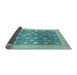 Sideview of Oriental Light Blue Modern Rug, abs4033lblu