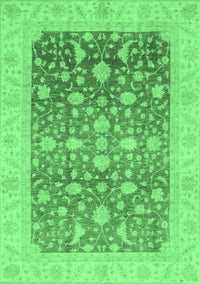 Oriental Emerald Green Modern Rug, abs4034emgrn