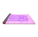 Sideview of Oriental Purple Modern Rug, abs4035pur