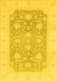 Oriental Yellow Modern Rug, abs4035yw