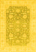 Oriental Yellow Modern Rug, abs4035yw