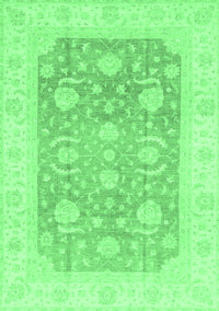 Oriental Emerald Green Modern Rug, abs4035emgrn