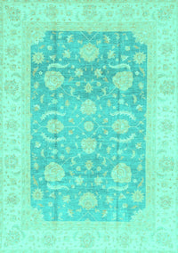 Oriental Turquoise Modern Rug, abs4035turq