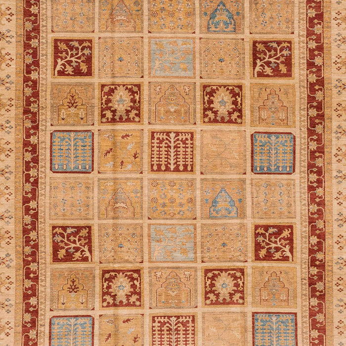 Abstract Orange Oriental Rug, abs4036