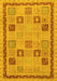 Machine Washable Oriental Yellow Modern Rug, wshabs4036yw