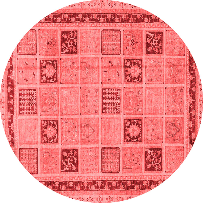 Machine Washable Oriental Red Modern Rug, wshabs4036red