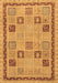 Machine Washable Oriental Brown Modern Rug, wshabs4036brn