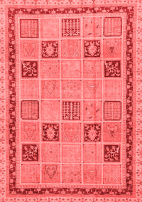 Oriental Red Modern Rug, abs4036red