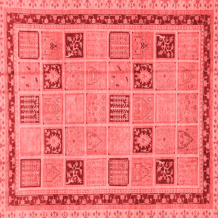 Machine Washable Oriental Red Modern Rug, wshabs4036red