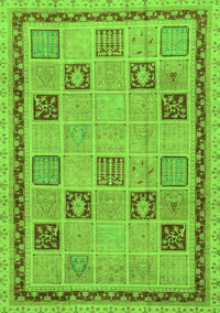 Oriental Green Modern Rug, abs4036grn