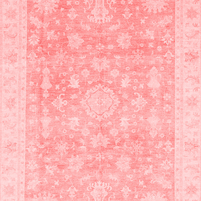 Machine Washable Oriental Red Modern Rug, wshabs4037red