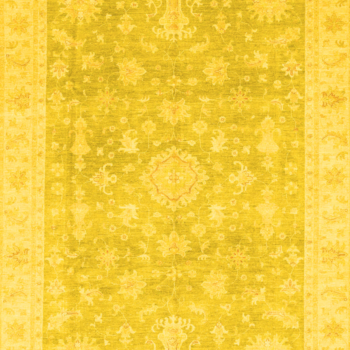 Oriental Yellow Modern Rug, abs4037yw