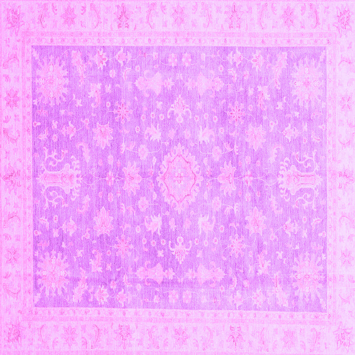 Square Oriental Purple Modern Rug, abs4037pur