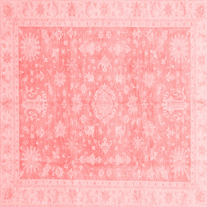 Machine Washable Oriental Red Modern Rug, wshabs4037red