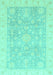 Oriental Turquoise Modern Rug, abs4037turq