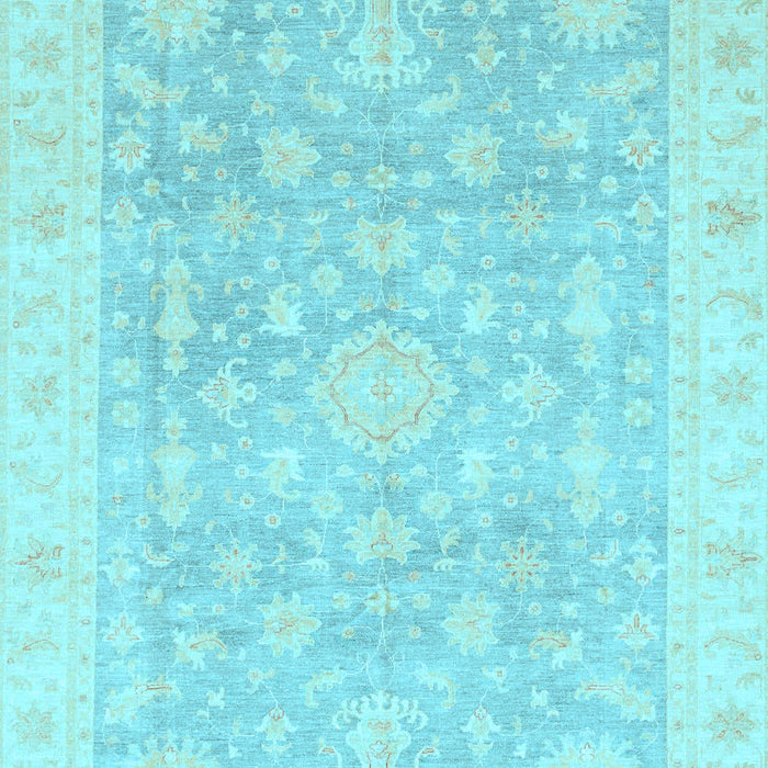 Oriental Light Blue Modern Rug, abs4037lblu
