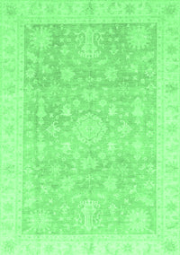 Oriental Emerald Green Modern Rug, abs4037emgrn