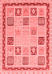 Oriental Red Modern Rug, abs4038red