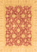 Machine Washable Oriental Brown Modern Rug, wshabs4039brn