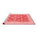 Modern Red Washable Rugs