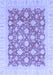 Oriental Blue Modern Rug, abs4039blu