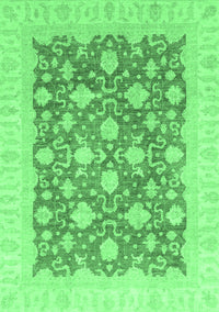 Oriental Emerald Green Modern Rug, abs4039emgrn