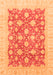 Oriental Orange Modern Rug, abs4039org