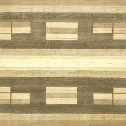 Square Machine Washable Abstract Mustard Yellow Rug, wshabs403