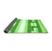 Sideview of Abstract Green Modern Rug, abs403grn