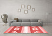 Modern Red Washable Rugs