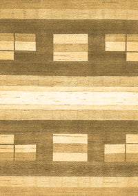 Abstract Brown Modern Rug, abs403brn