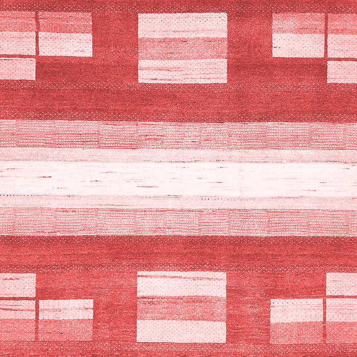 Machine Washable Abstract Red Modern Rug, wshabs403red
