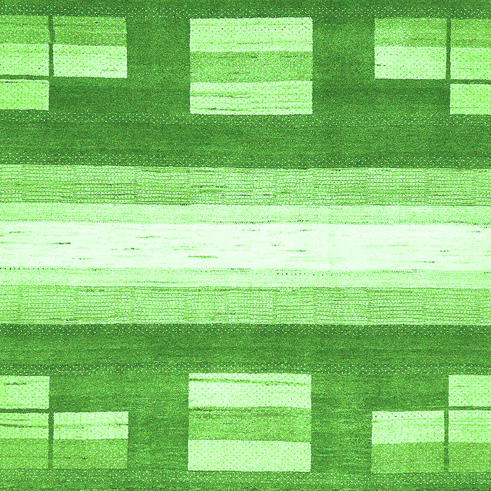 Machine Washable Abstract Green Modern Area Rugs, wshabs403grn