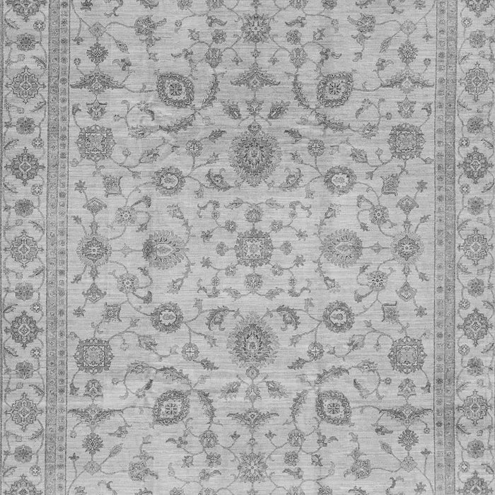 Machine Washable Oriental Gray Modern Rug, wshabs4040gry