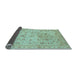 Sideview of Oriental Light Blue Modern Rug, abs4040lblu