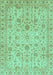 Oriental Turquoise Modern Rug, abs4040turq