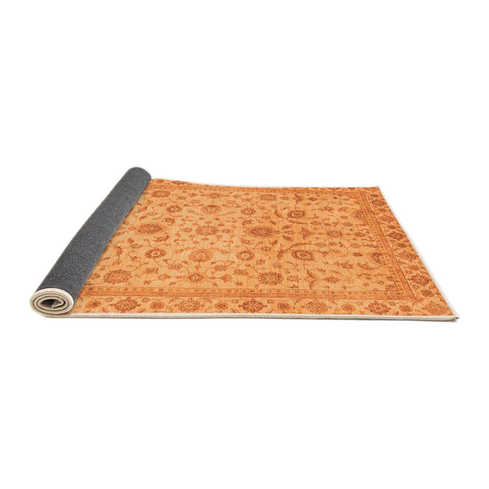 Sideview of Oriental Orange Modern Rug, abs4040org
