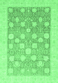 Oriental Emerald Green Modern Rug, abs4041emgrn