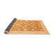 Sideview of Oriental Orange Modern Rug, abs4041org