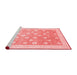 Modern Red Washable Rugs