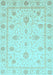 Oriental Light Blue Modern Rug, abs4042lblu