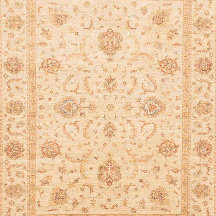 Abstract Brown Gold Oriental Rug, abs4042
