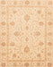 Machine Washable Abstract Brown Gold Rug, wshabs4042