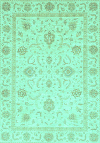 Oriental Turquoise Modern Rug, abs4042turq