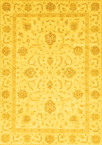 Oriental Yellow Modern Rug, abs4042yw